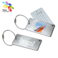 Proper Stainless Steel Luggage Tag w/ Hide-In Personal Information Card